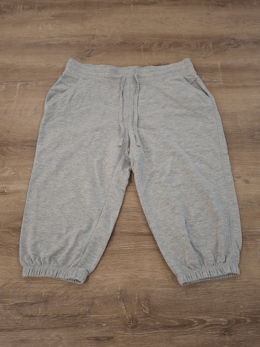 Exertek Petite Lounge Capris Women's PL Heather Gray